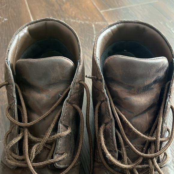 Red Wing Worx Safety Steel Toe Work Boots Brown - Picture 4 of 8